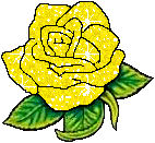 Rosa amarilla brillante