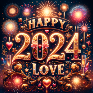 feliz 2024 amor